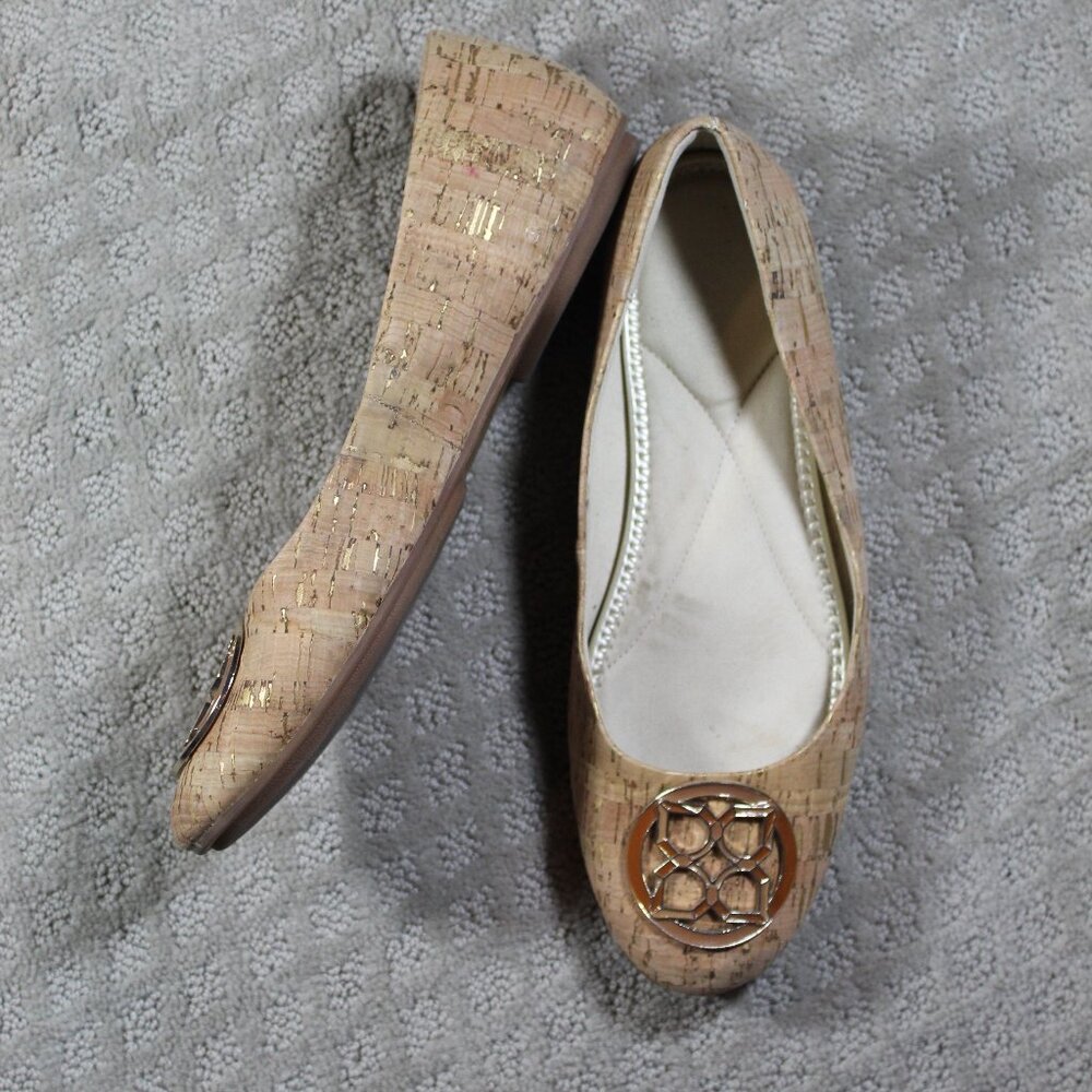 Kelly and Katie Hiliah Sz 9.5M Cork Flats